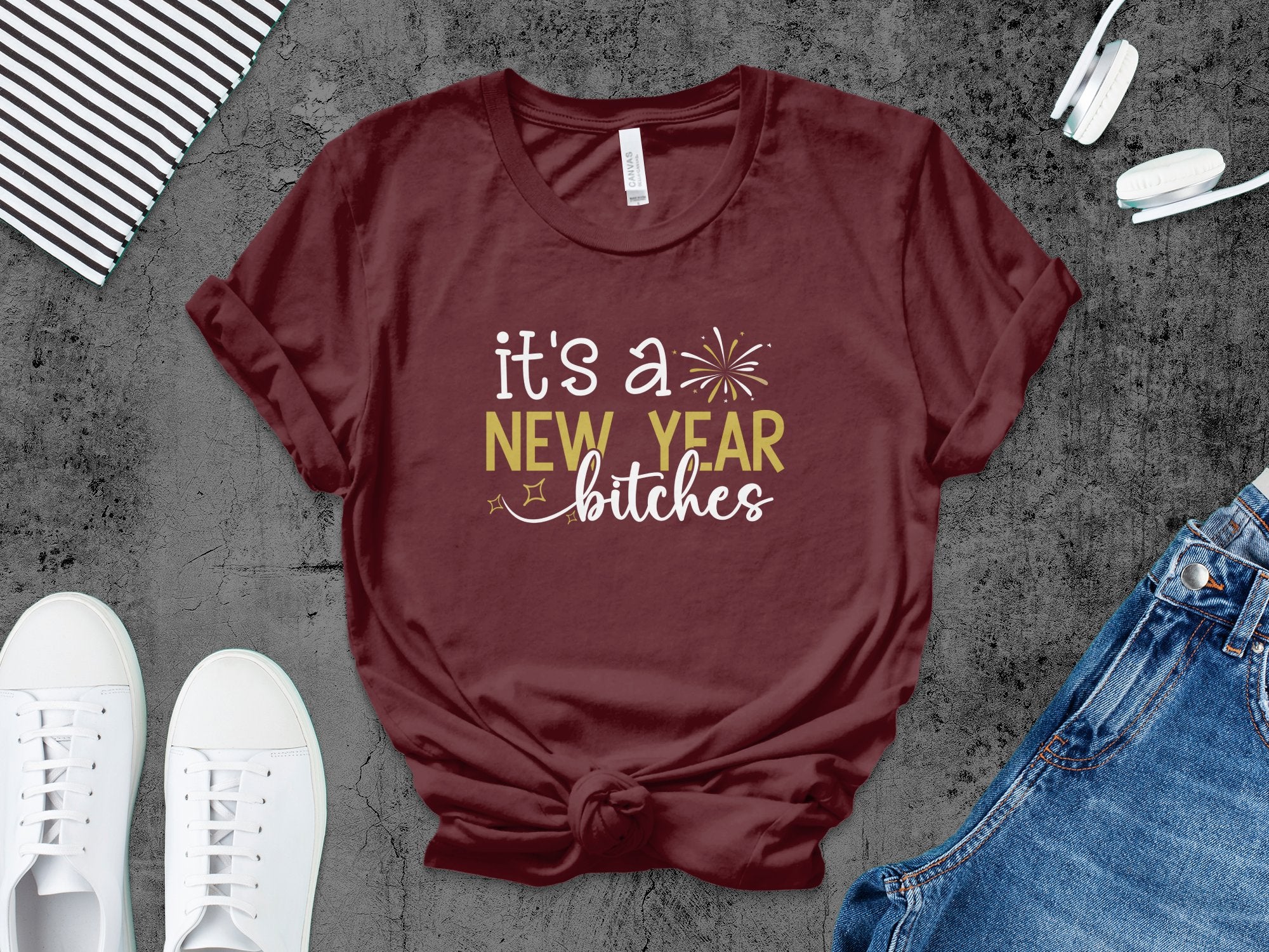 It's a New Year Bitches Shirt, Sweatshirt and Tank, New Year Party, New Year Shirt