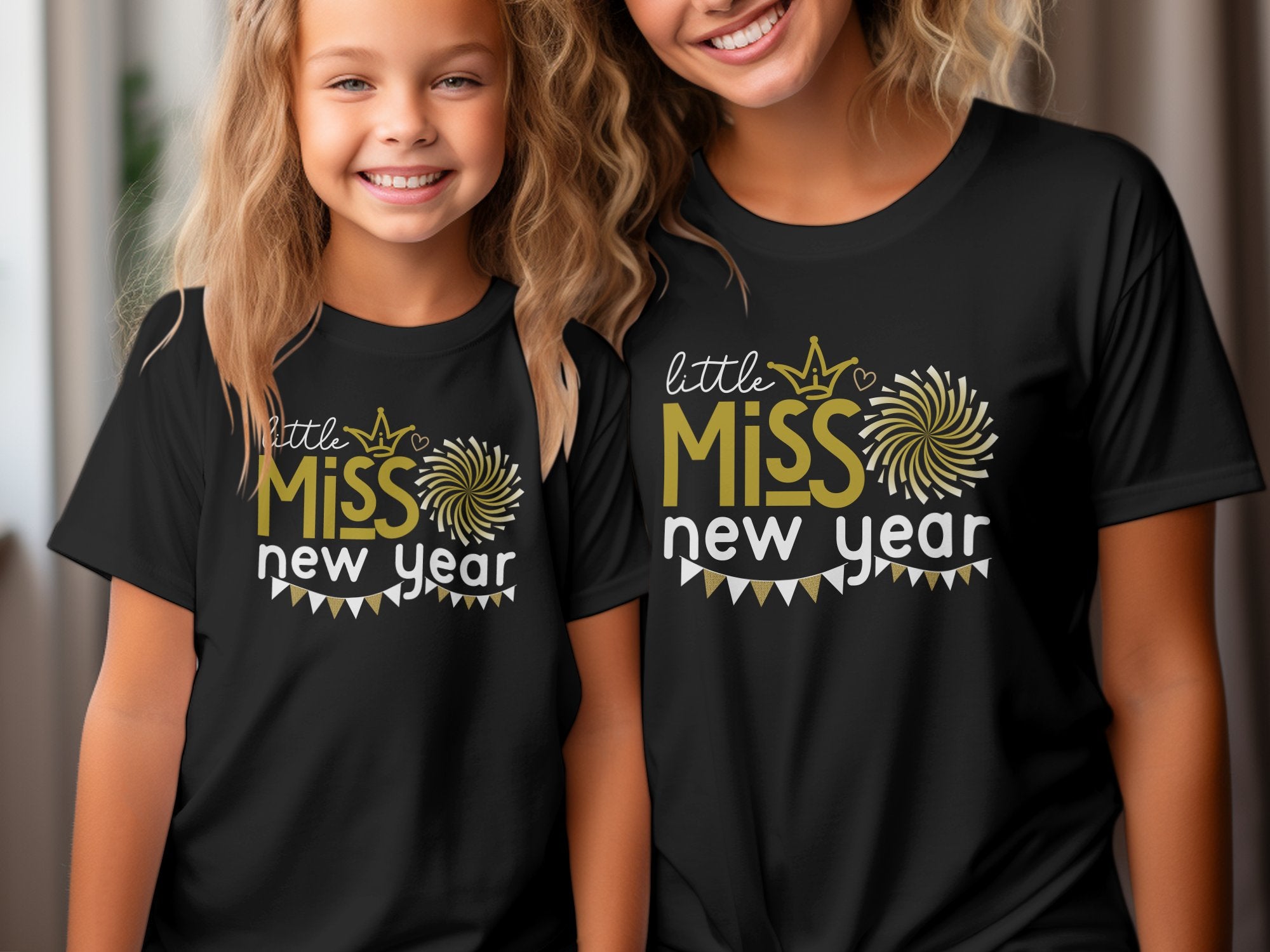 Little Misses New Year Shirt, Sweatshirt and Tank, New Year Party, New Year Shirt