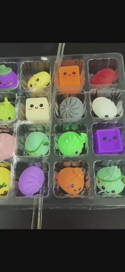 2026 Christmas Squishy Advent Calendar, 24-Day Dumpling Fidget Toy Countdown