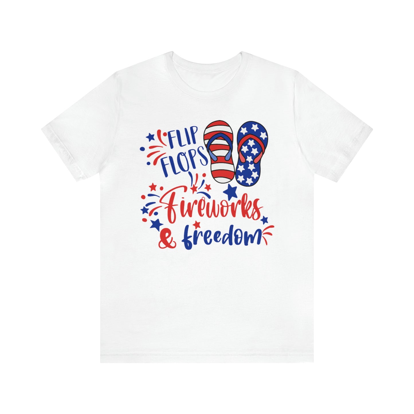 Flip Flops Fireworks & Freedom Shirt