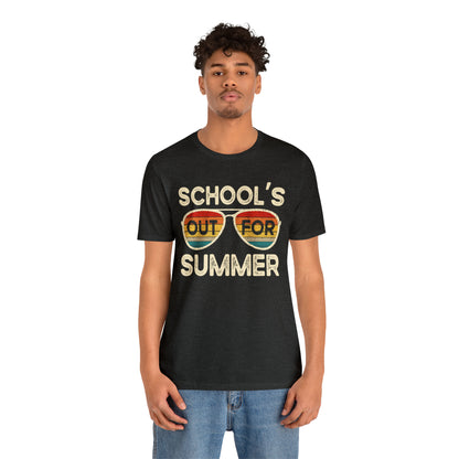 Schools Out for Summer Retro Sunglasses Shirt