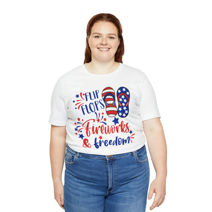 Flip Flops Fireworks & Freedom Shirt