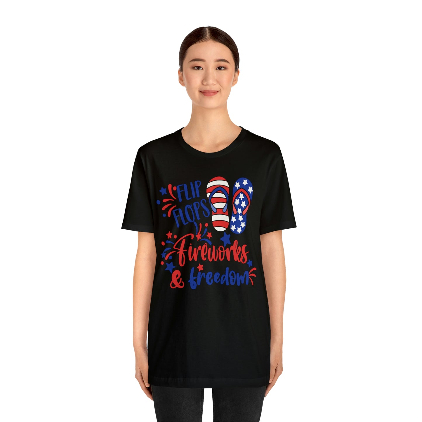 Flip Flops Fireworks & Freedom Shirt