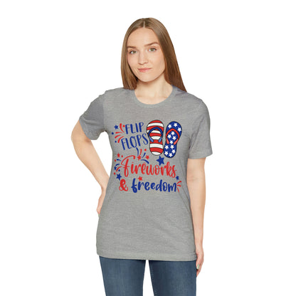 Flip Flops Fireworks & Freedom Shirt