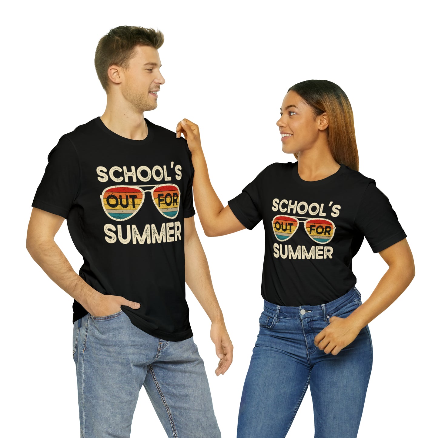 Schools Out for Summer Retro Sunglasses Shirt