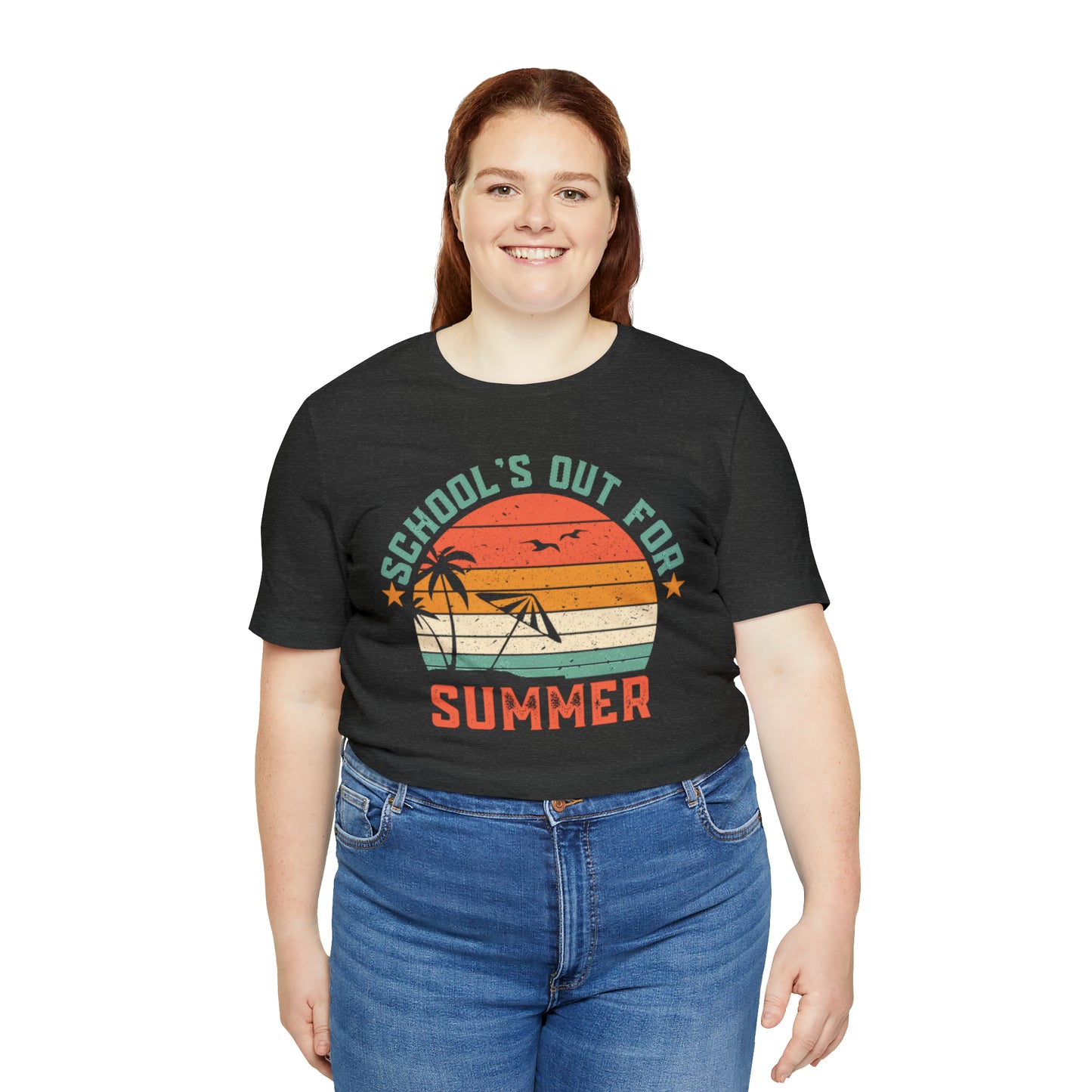 Schools Out For Summer Retro Tropical Shirt