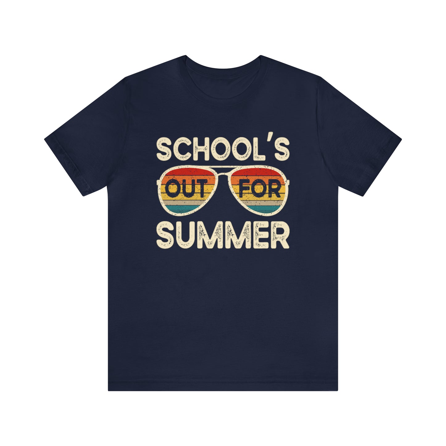 Schools Out for Summer Retro Sunglasses Shirt