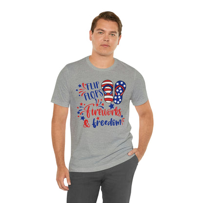 Flip Flops Fireworks & Freedom Shirt