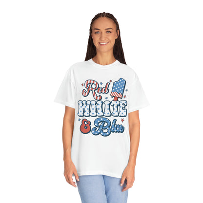 Retro Red, White and Blue Comfort Colors® Shirt