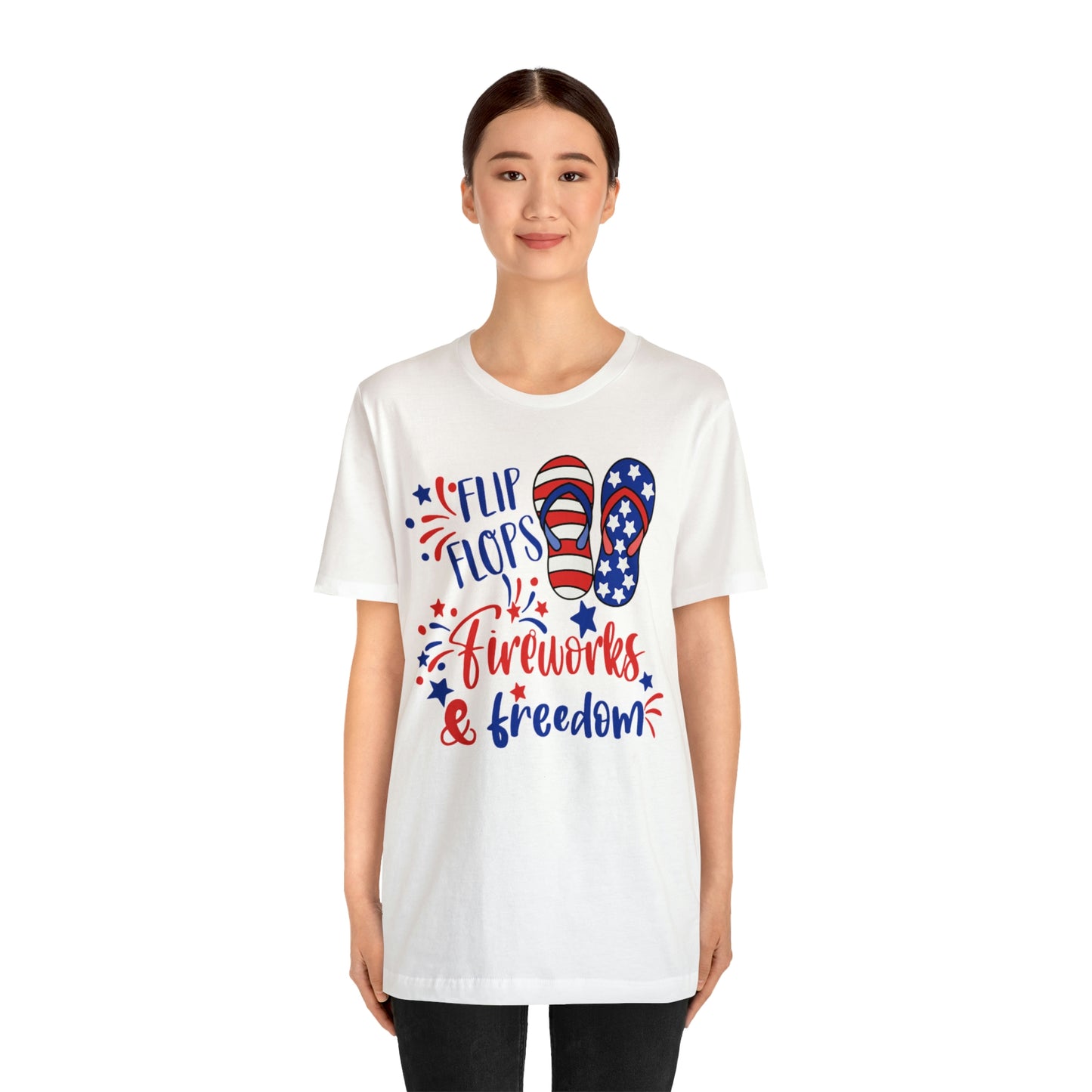 Flip Flops Fireworks & Freedom Shirt