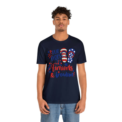 Flip Flops Fireworks & Freedom Shirt