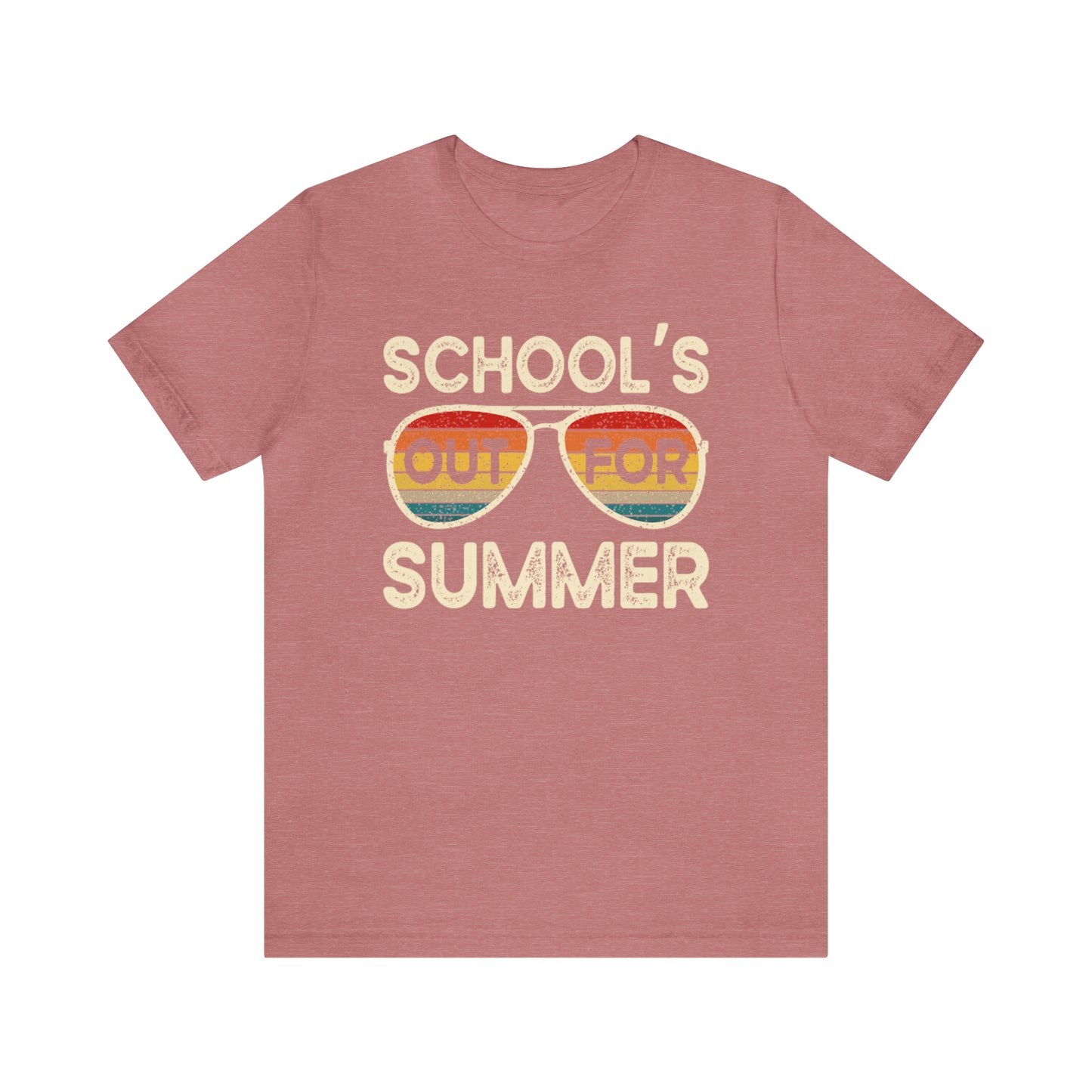 Schools Out for Summer Retro Sunglasses Shirt