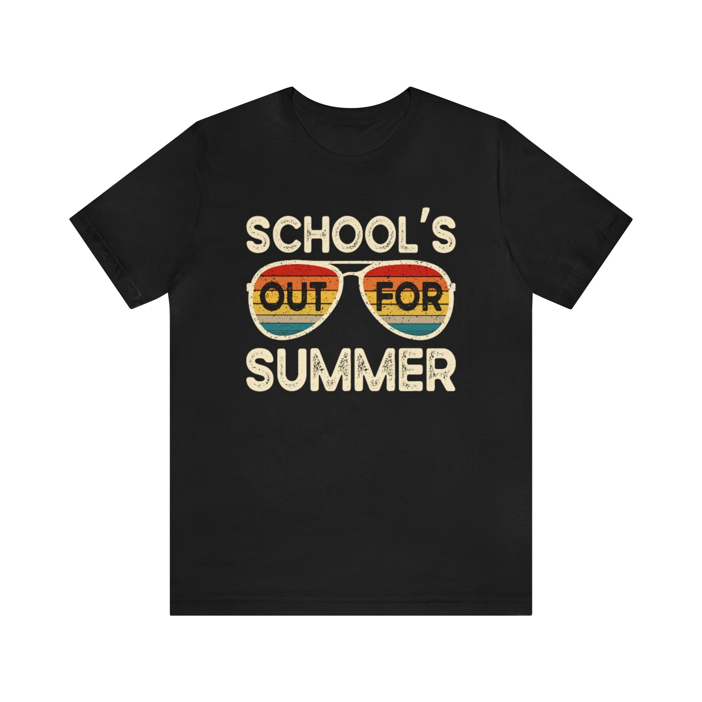 Schools Out for Summer Retro Sunglasses Shirt