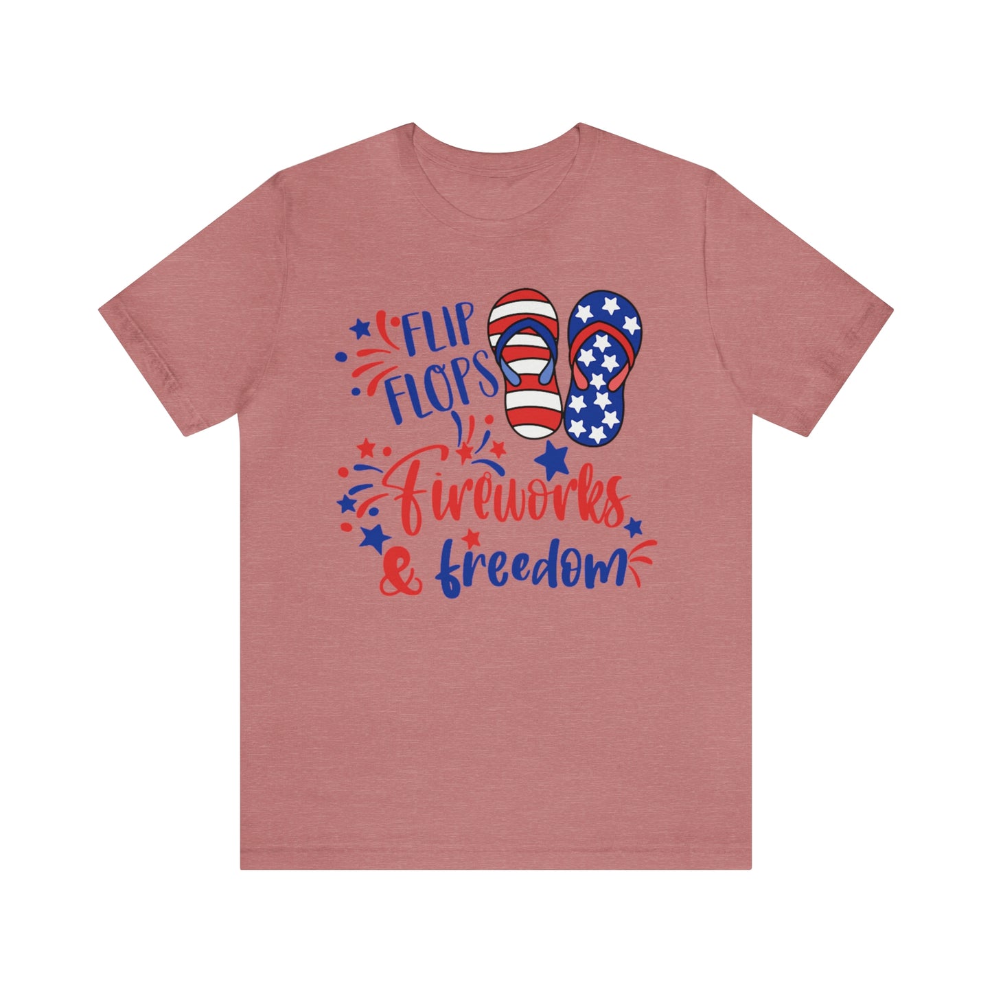 Flip Flops Fireworks & Freedom Shirt