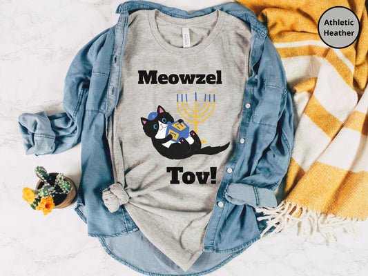 Meowzel Tov Hanukkah Shirt