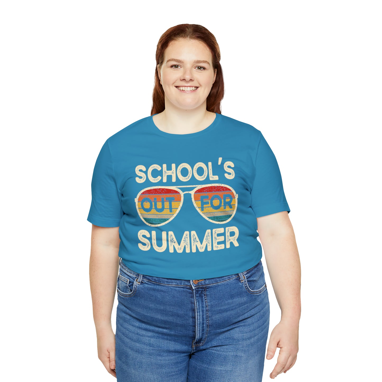 Schools Out for Summer Retro Sunglasses Shirt