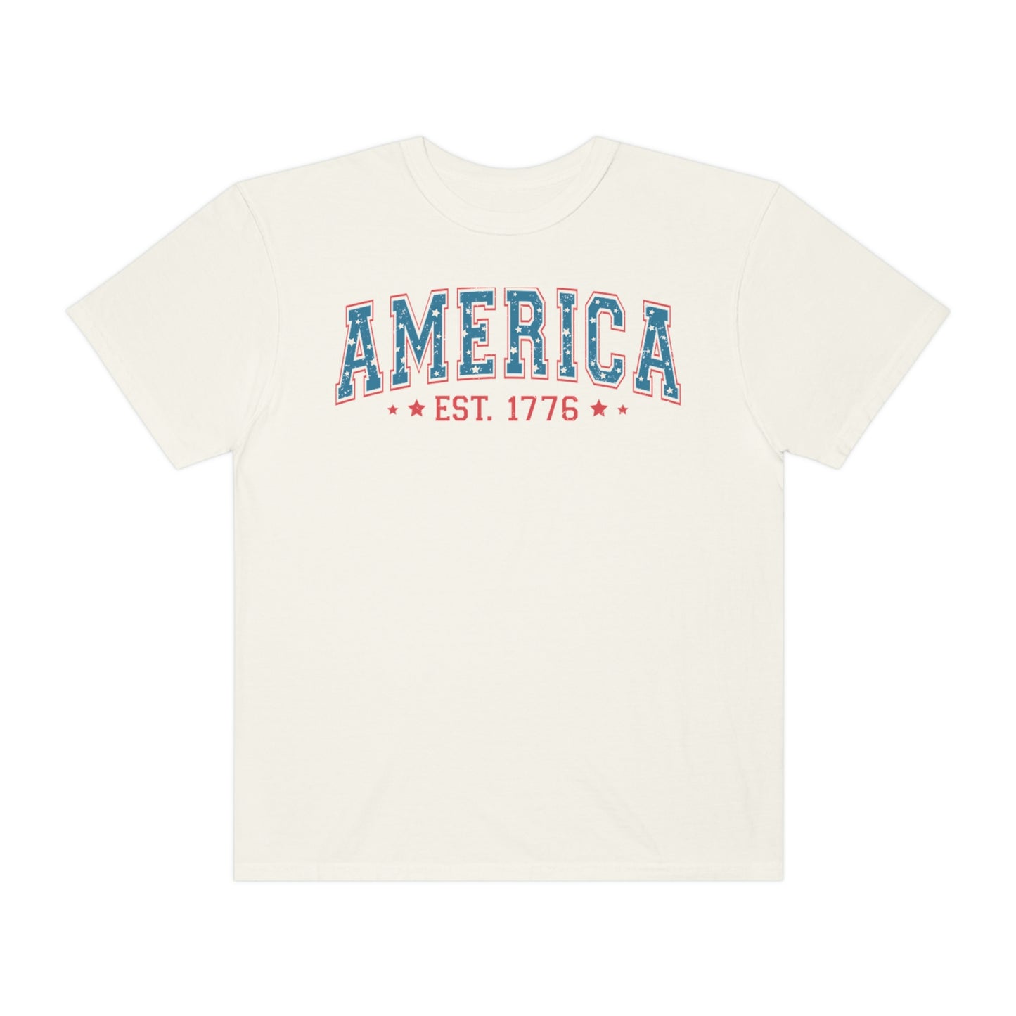 Retro 4th of July America Est 1776 Comfort Colors Shirt