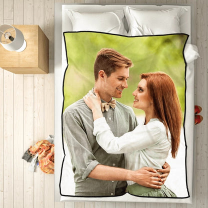 Personalized Picture Fleece Throw Blanket