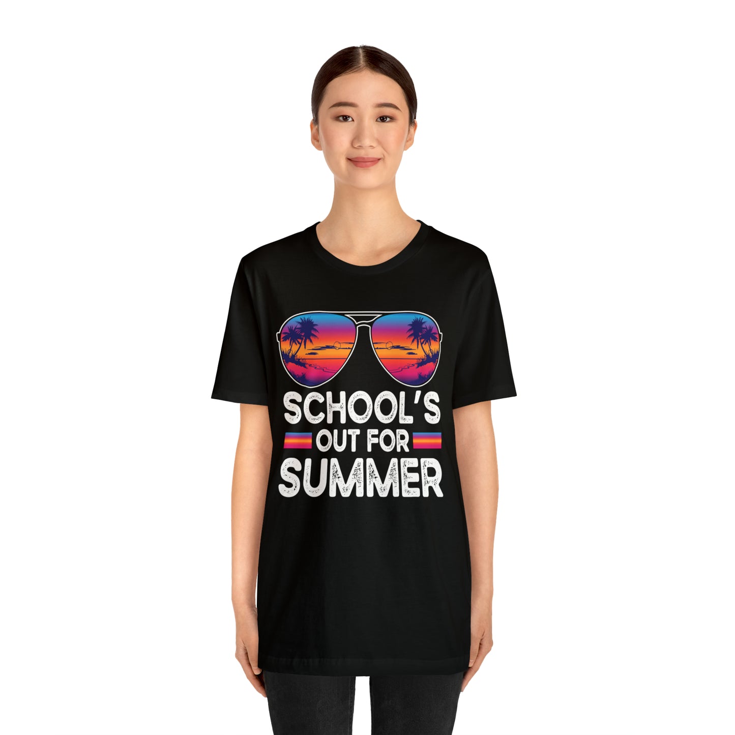 Schools Out for Summer Tropical Sunglasses Shirt