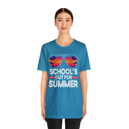 Schools Out for Summer Tropical Sunglasses Shirt