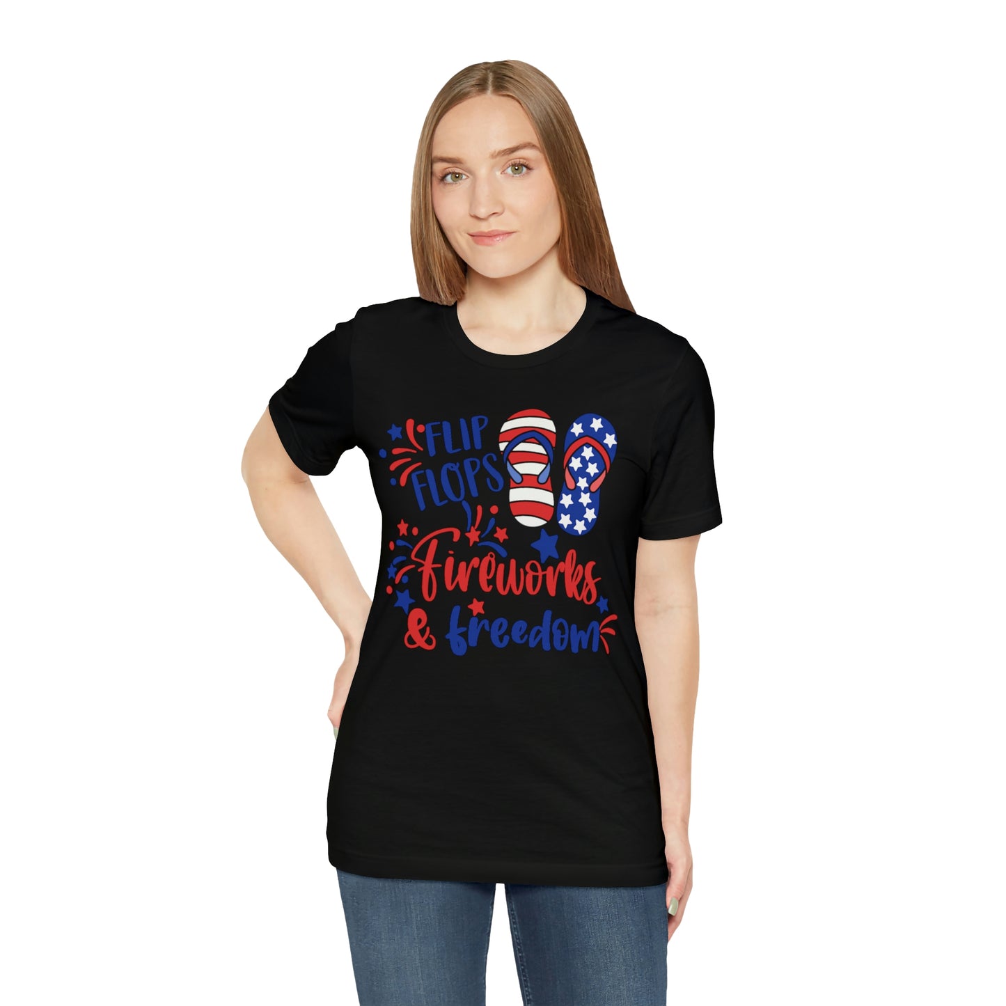 Flip Flops Fireworks & Freedom Shirt