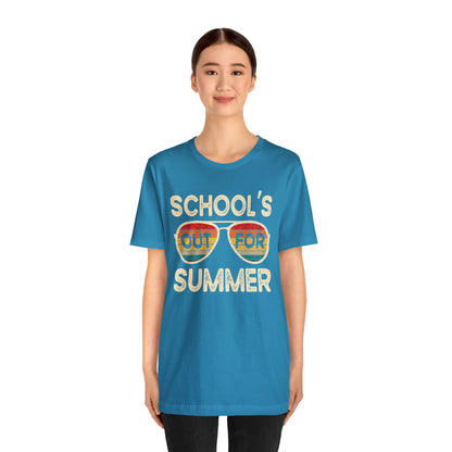 Schools Out for Summer Retro Sunglasses Shirt