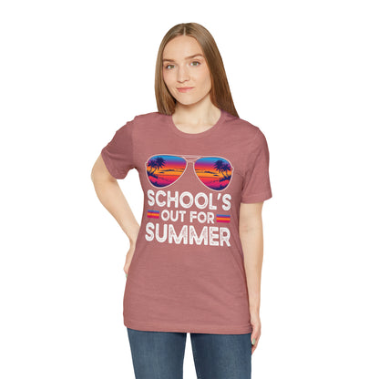 Schools Out for Summer Tropical Sunglasses Shirt