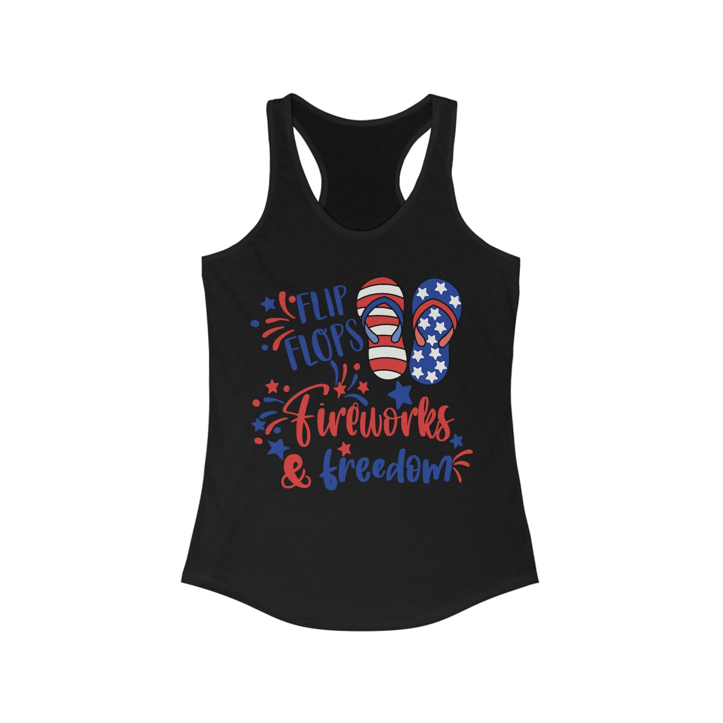 Flip Flops Fireworks & Freedom Tank