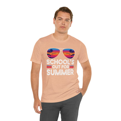 Schools Out for Summer Tropical Sunglasses Shirt