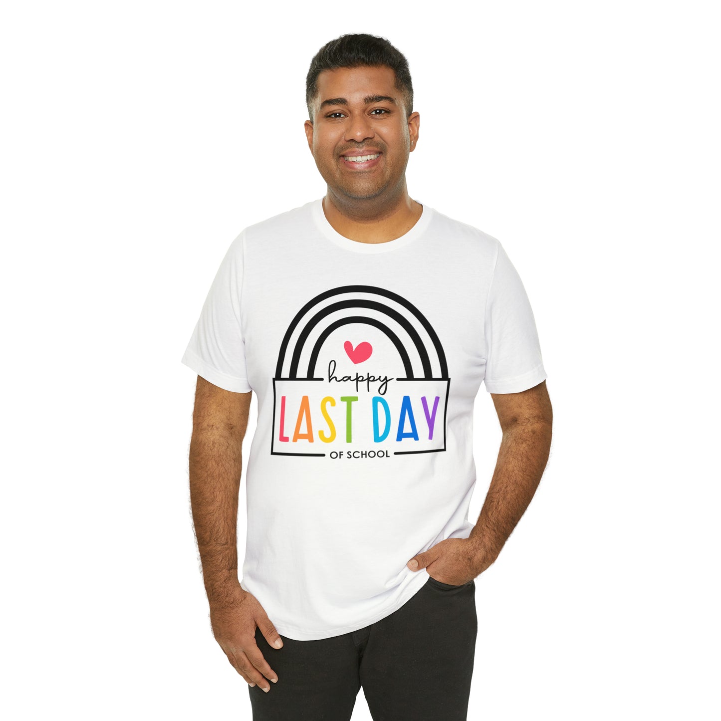 Happy Last Day Of School Teacher Student Graduation Rainbow Shirt