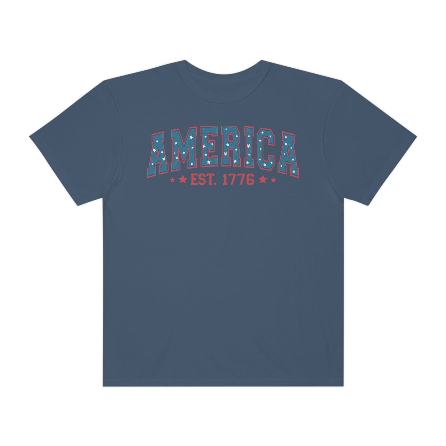 Retro 4th of July America Est 1776 Comfort Colors Shirt