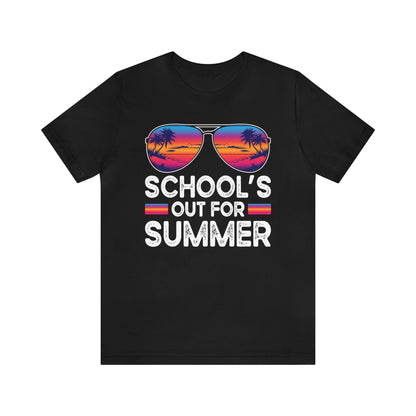 Schools Out for Summer Tropical Sunglasses Shirt