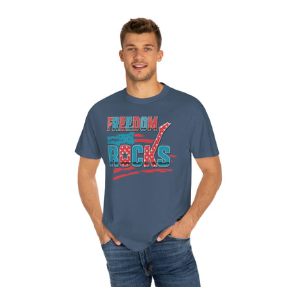 Retro Freedom Rocks Comfort Colors Shirt