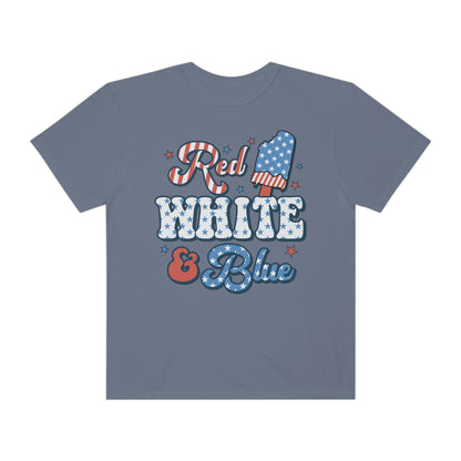 Retro Red, White and Blue Comfort Colors® Shirt