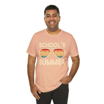 Schools Out for Summer Retro Sunglasses Shirt