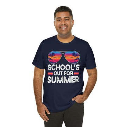 Schools Out for Summer Tropical Sunglasses Shirt