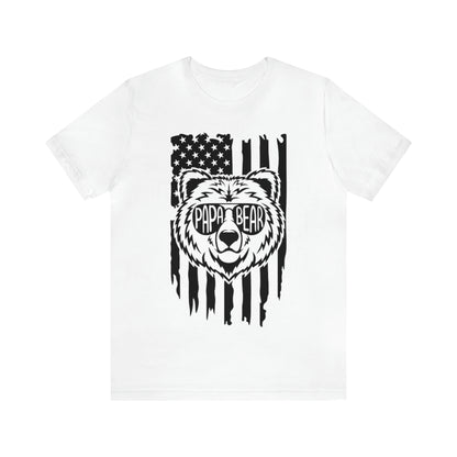 Papa Bear American Flag TShirt