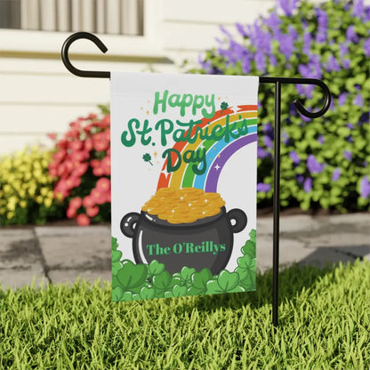 Happy St. Patrick's Day Garden or House Flag