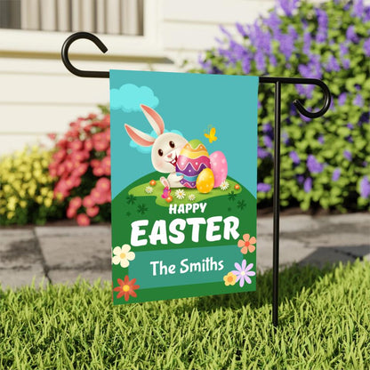 Happy Easter Personalized Garden or House Flag