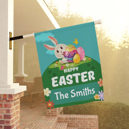 Happy Easter Personalized Garden or House Flag