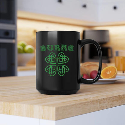 Celtic Knot Black Mug