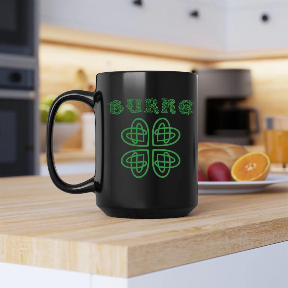 Celtic Knot Black Mug