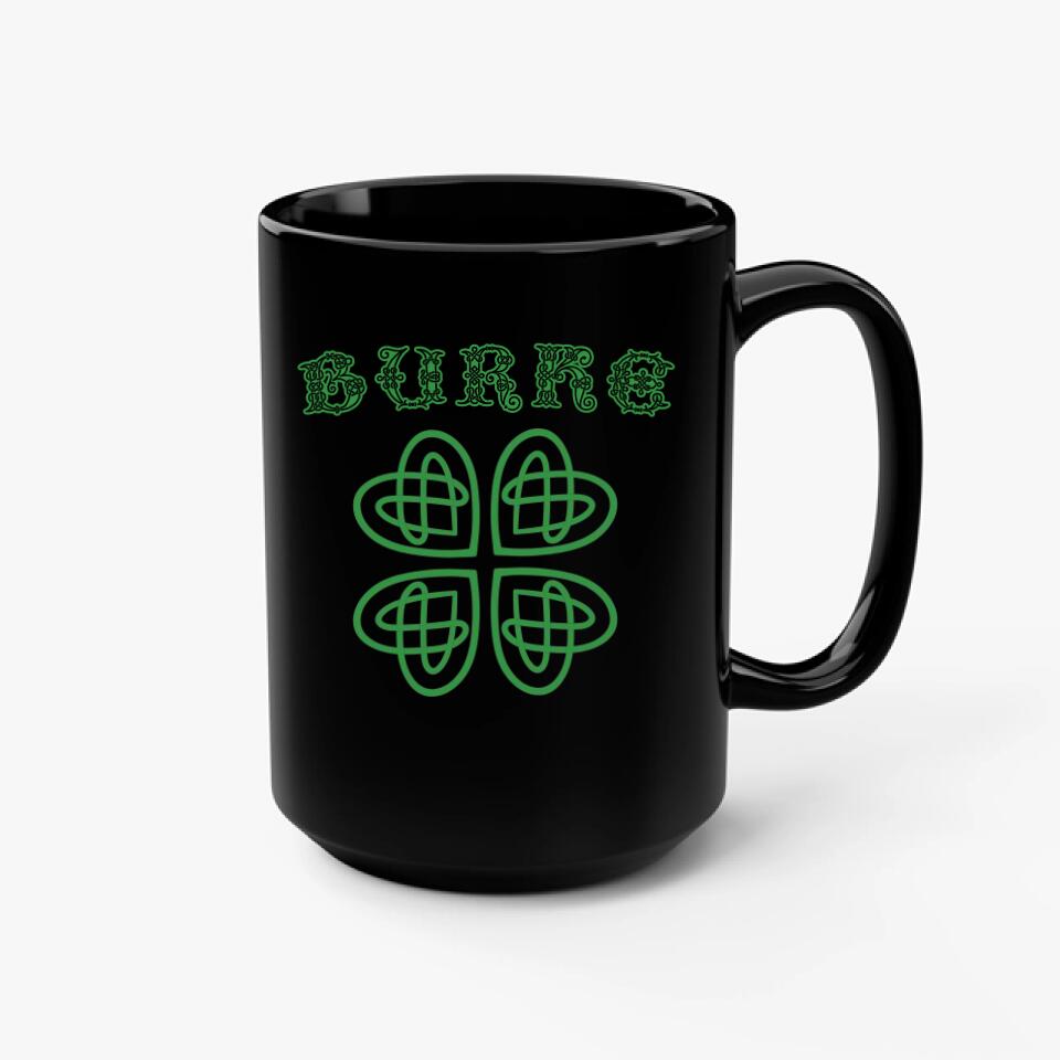 Celtic Knot Black Mug