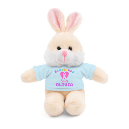 Personalized "Somebunny Loves" Stuffed Bunny