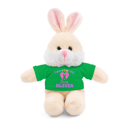 Personalized "Somebunny Loves" Stuffed Bunny