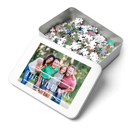 Family Photo Puzzle with Tin Box - 5  Sizes