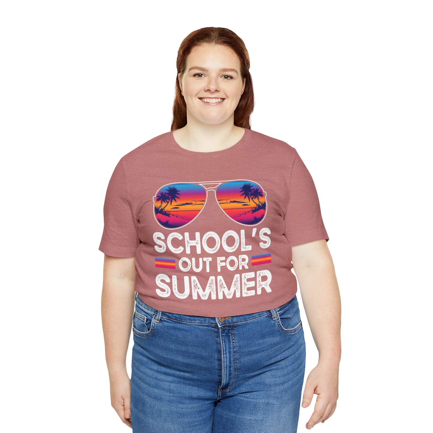 Schools Out for Summer Tropical Sunglasses Shirt