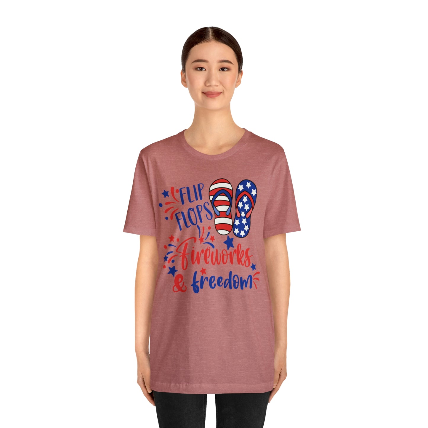 Flip Flops Fireworks & Freedom Shirt