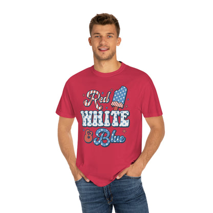 Retro Red, White and Blue Comfort Colors® Shirt