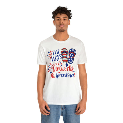 Flip Flops Fireworks & Freedom Shirt